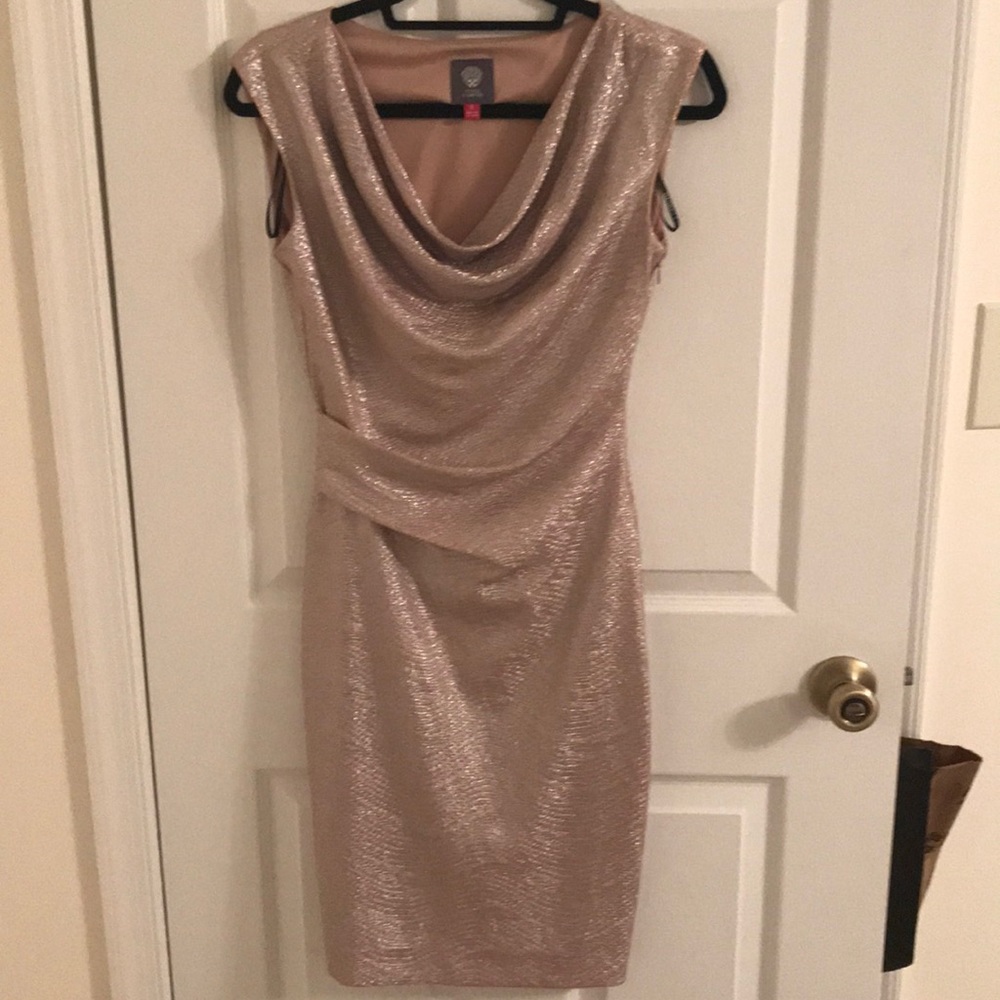 Vince Camuto silver dress in size 4